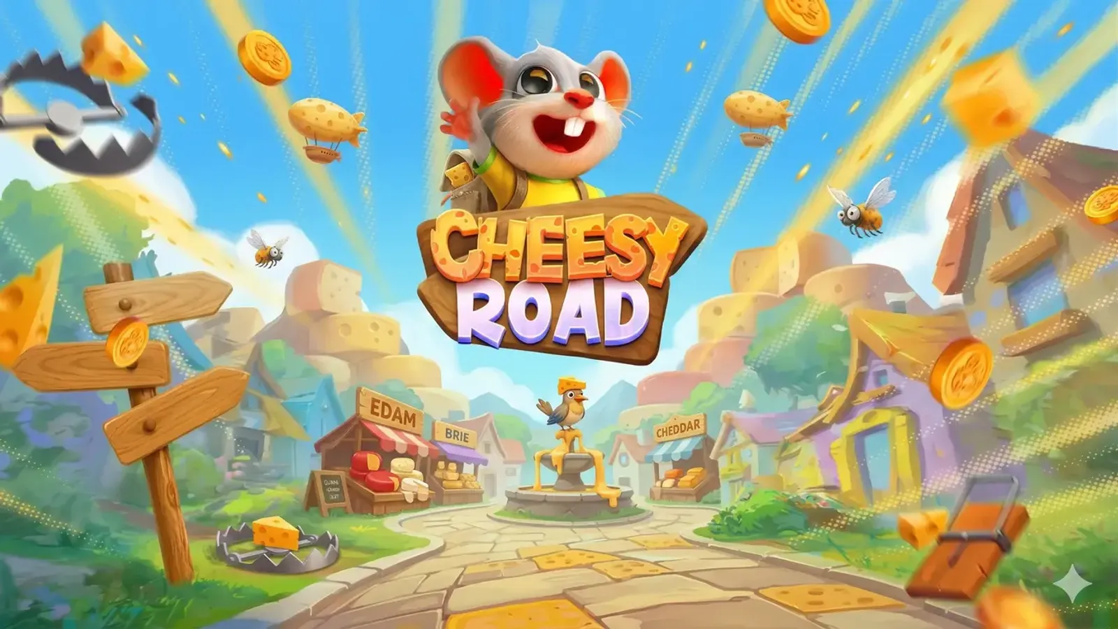 Cheesy road hero